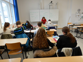 Unterricht am Gymnasium in Stuttgart